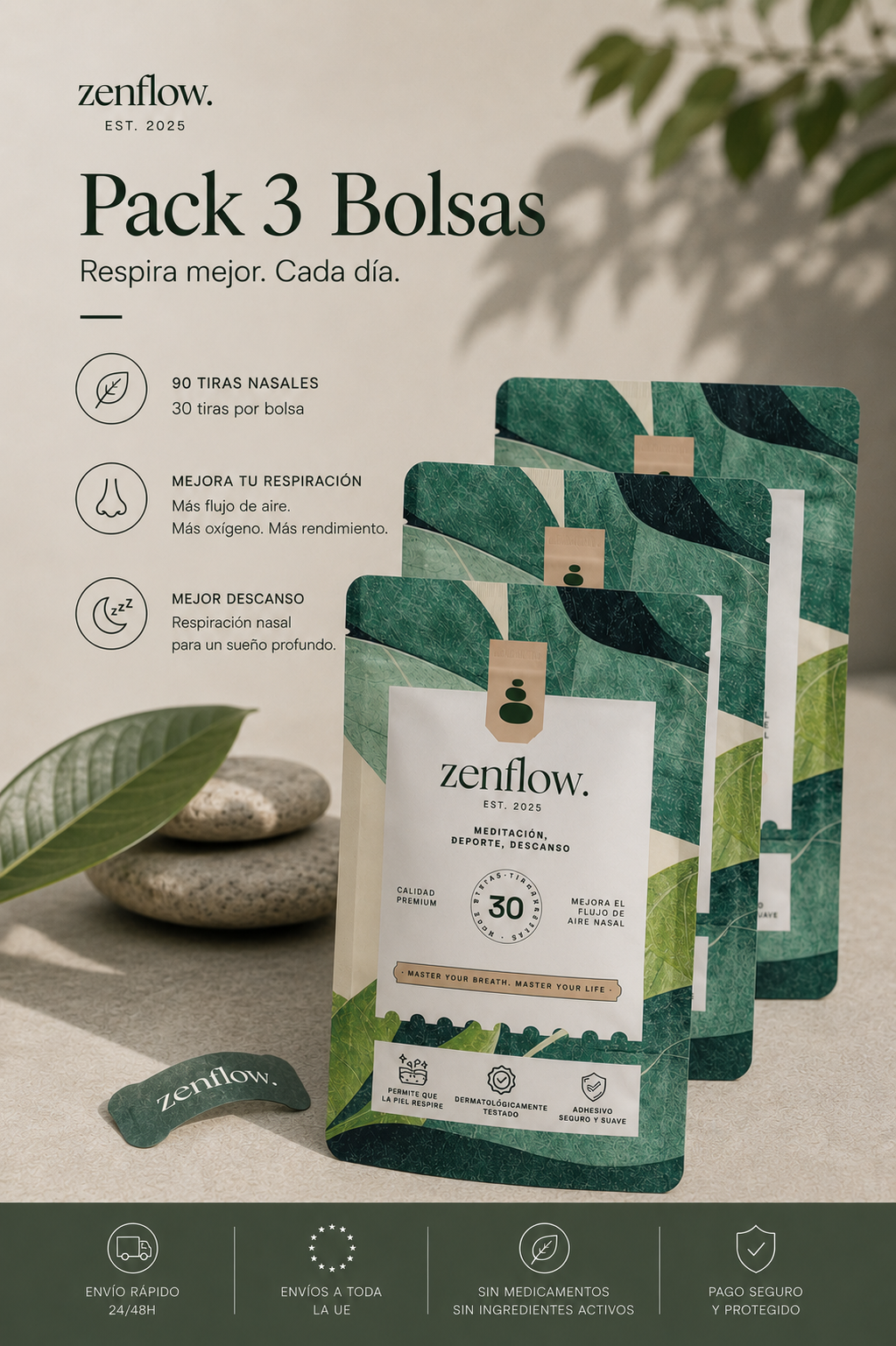 Bandelettes nasales ZenFlow®